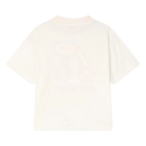 Bonpoint - Lele Cherry T-Shirt aus Bio-Baumwolle | Creme
