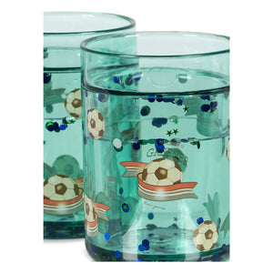 Konges Sløjd - Kick It Glitter Cups - Set of 2 | Blue