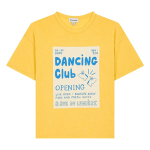 We Are Kids - Dylan Dancing Club T-Shirt Bio-Baumwolle | Gelb