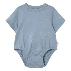Tinycottons - Tiny Coton Bio body | Gri mavi