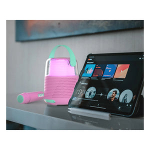 MOB - KS-80 hoparlör ve karaoke sistemi | Pembe