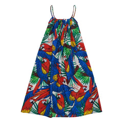 Maison Mangostan - Parrot elbise | Mavi