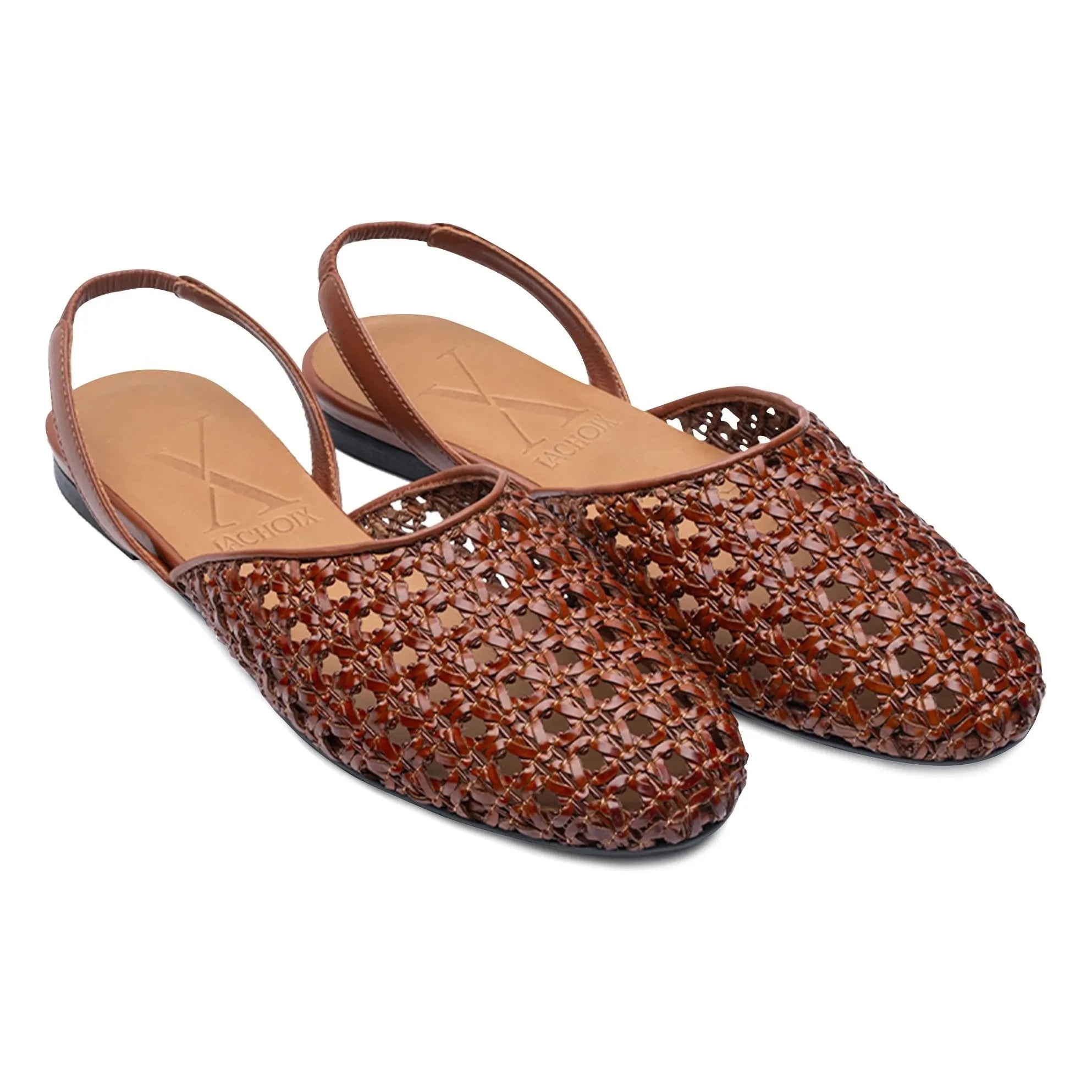 Lachoix - Lucca Slingback Shoes | Brown