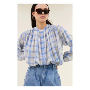 By Bar - Nyka Baumwollbluse | Blau