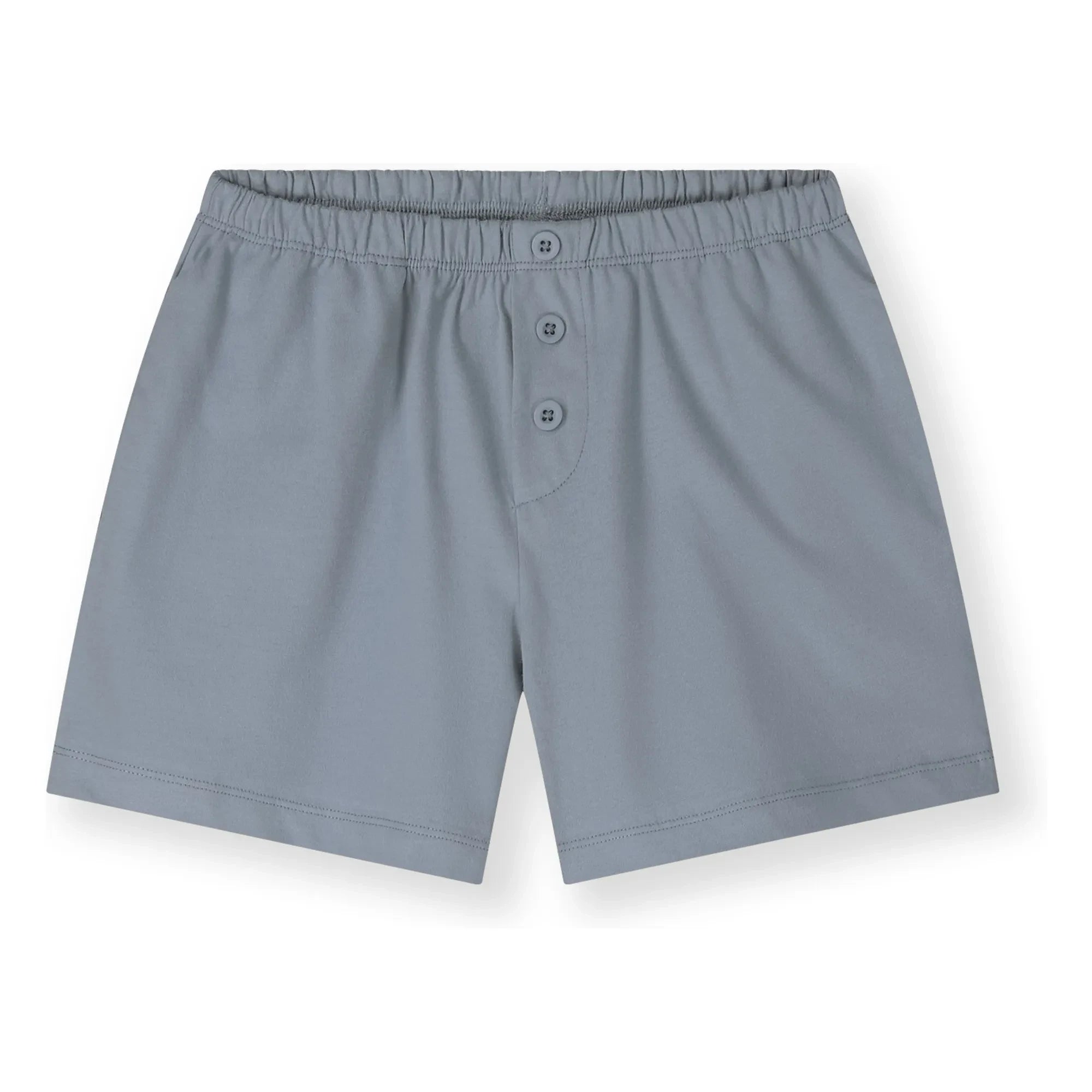 Gray Label - Organic Cotton Button Shorts | Blue Mavi