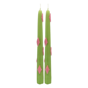 Anna + Nina - 3D Diamond Candles - Set of 2