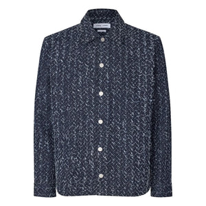 Samsoe Samsoe - Sacastor Baumwoll-Overshirt | Dunkelgrau