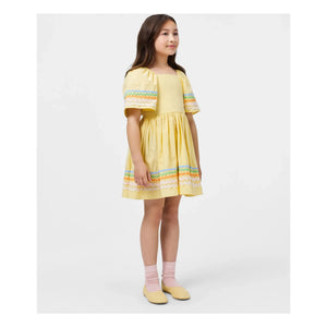 Molo – Clotilde Kleid aus Bio-Baumwolle | Hellgelb