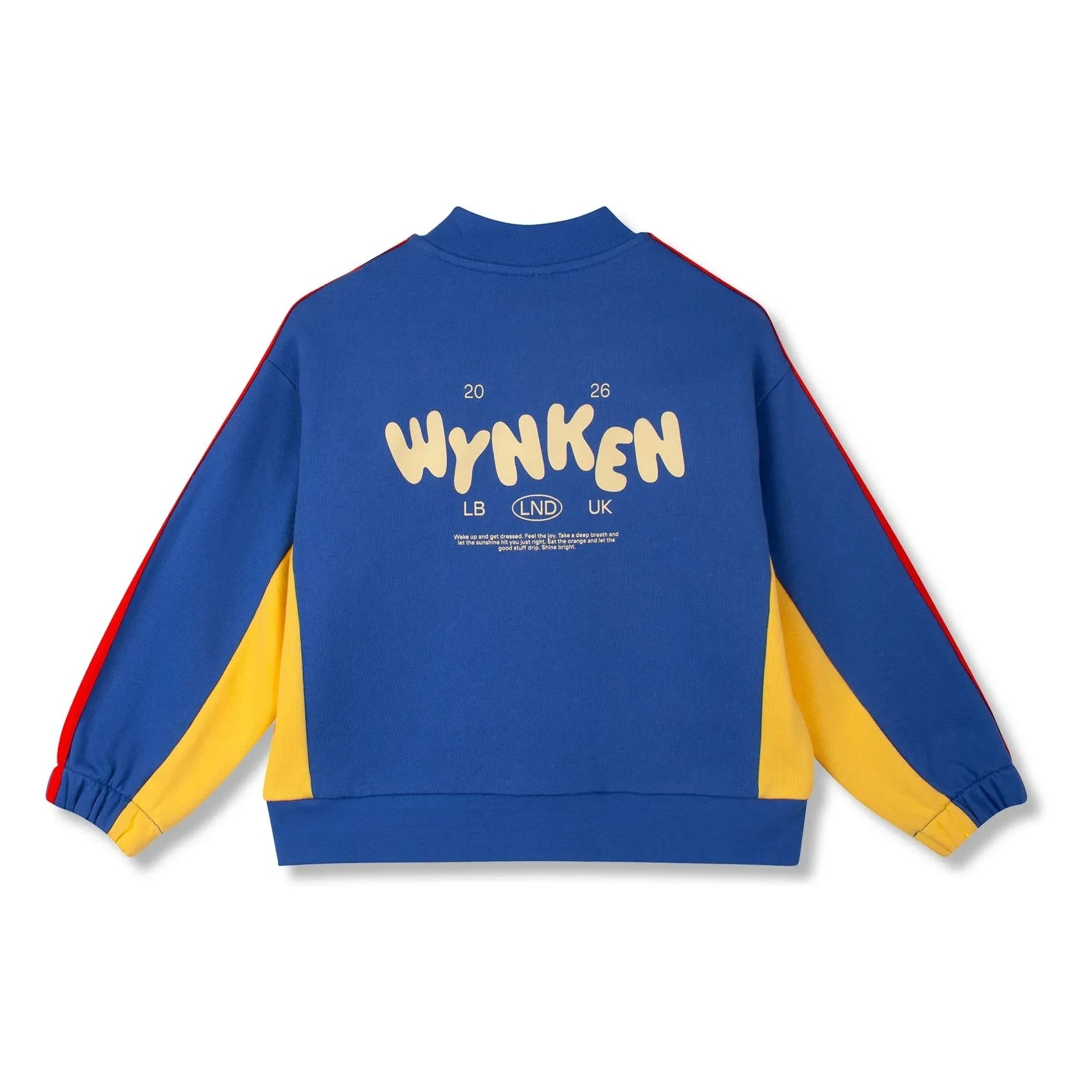 Wynken - Organic Cotton Contrast Bomber | Dark Blue