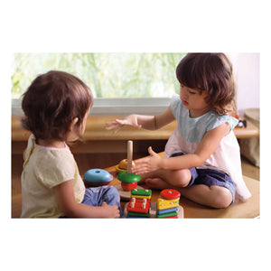Plan Toys - Geometric Stacking Game