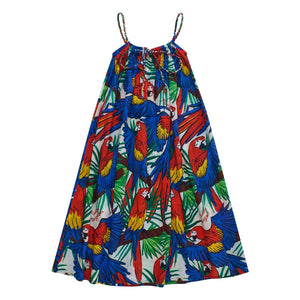 Maison Mangostan - Parrot elbise | Mavi