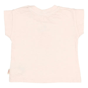 Búho - Strawberry Organic Cotton Baby T-Shirt | Pale Pink