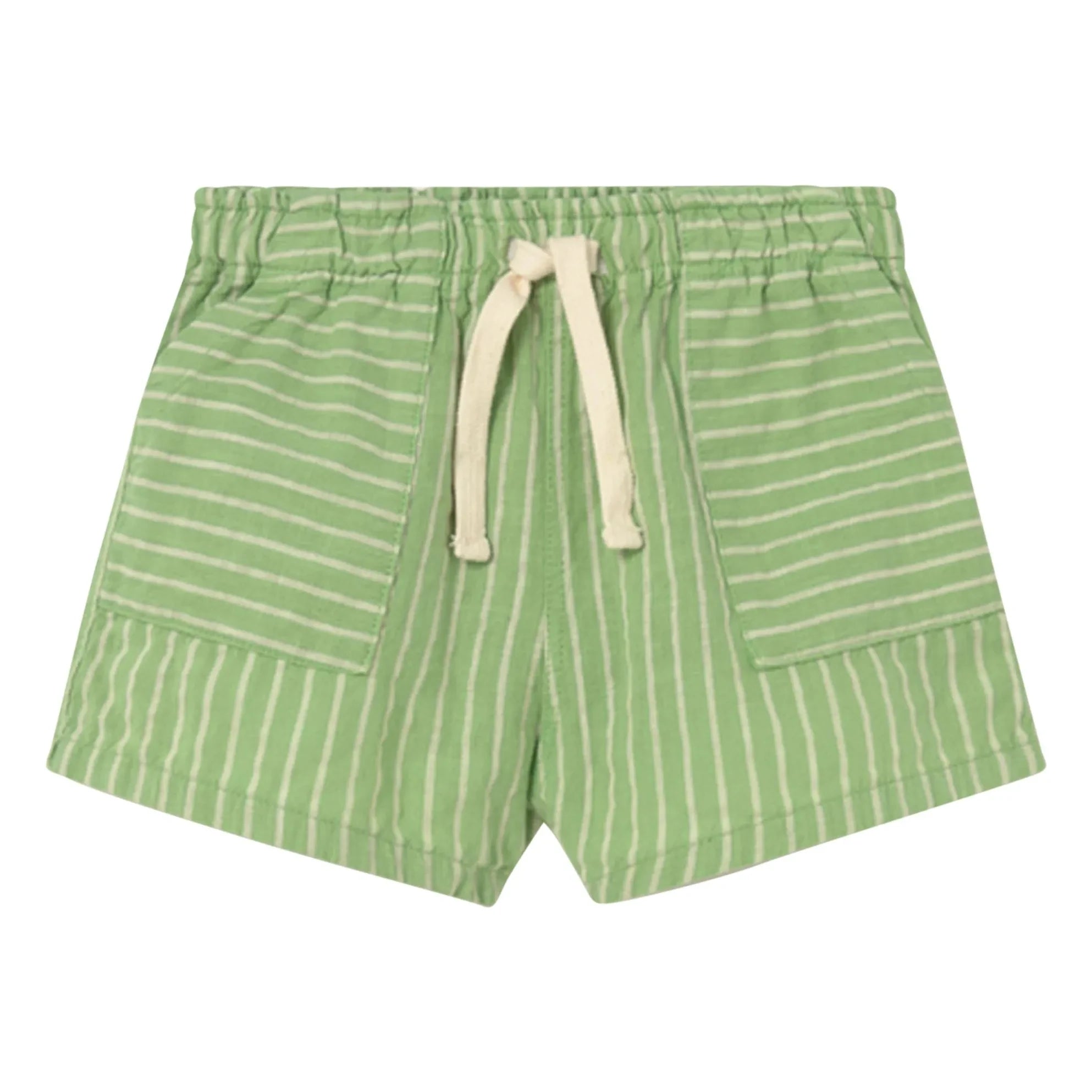 Cozmo - Ciro Baby Gestreifte Shorts | Wiesengrün