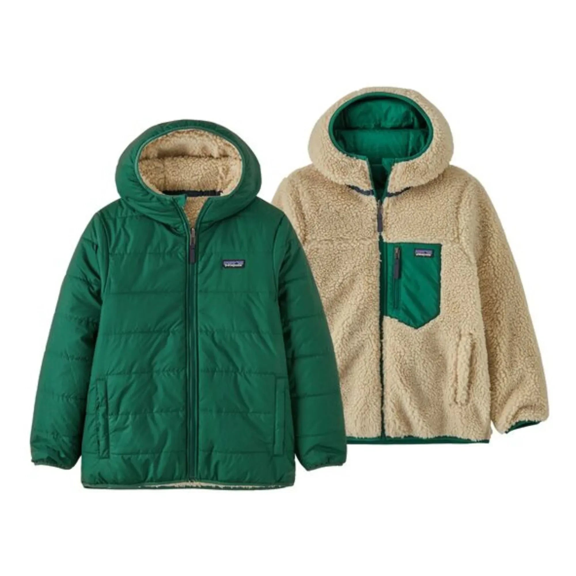 Patagonia - Ready Freddy Wendbare Daunenjacke Recycling-Faser | Grün