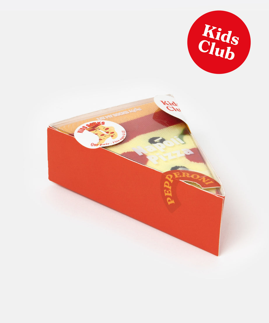 Eat My Socks - Çocuk Napoli Pizza Çorap - Dinossi