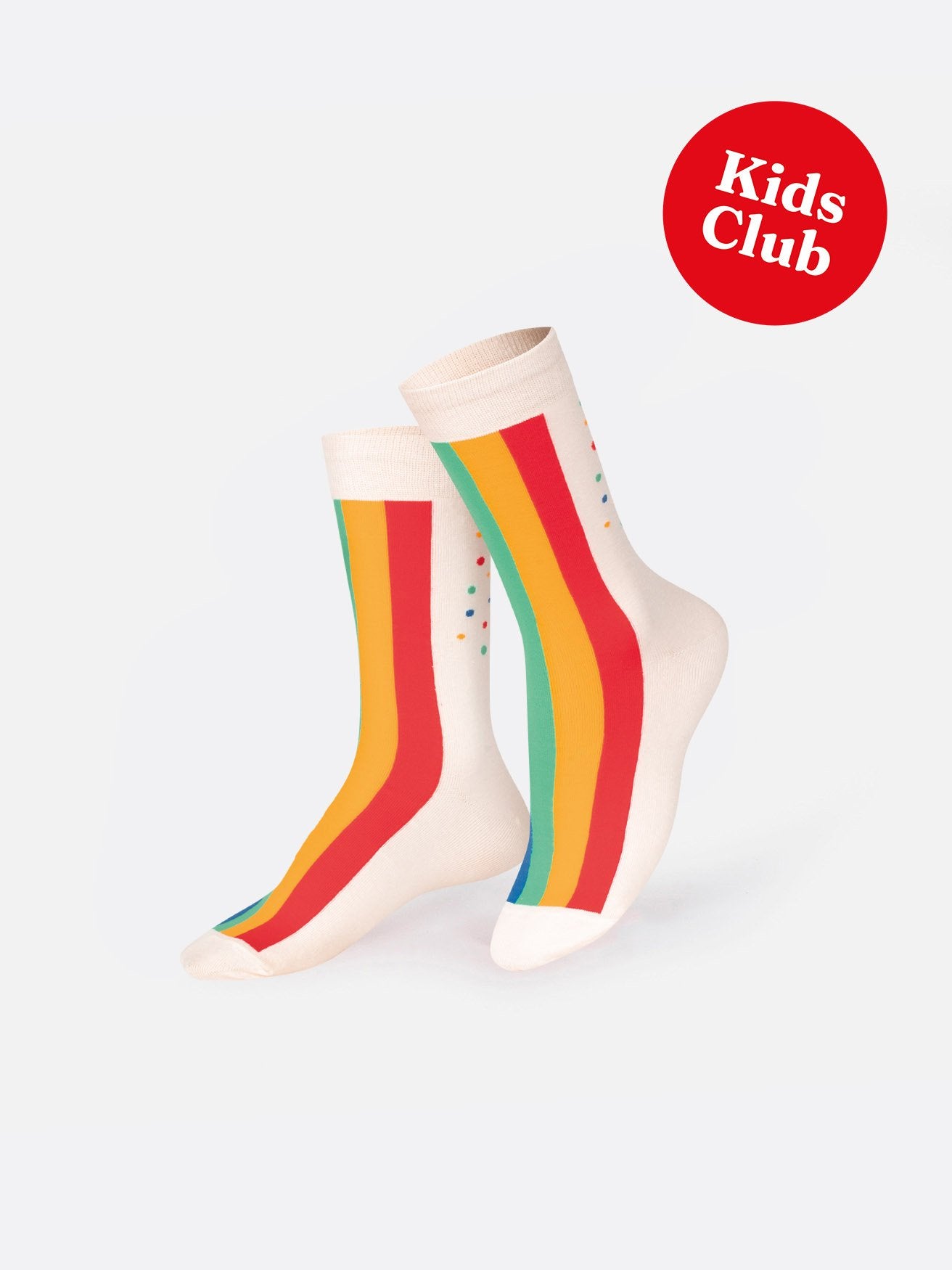 Eat My Socks - Çocuk Gökkuşağı Pastası Çorap-Dinossi