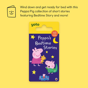 Yoto Card - Peppa Pig: Bedtime Stories-Audio Player Cards + Characters- | Natural Baby Shower