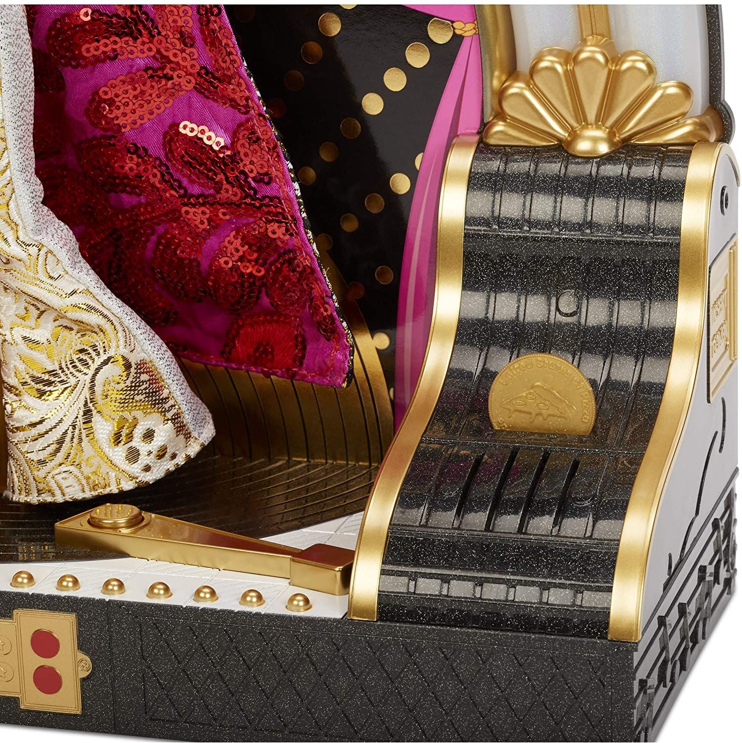 LOL Omg - Remix Jukebox BB Müzik Kutulu Işıklı ve Sesli Özel Koleksiyon Bebeği-Dinossi