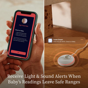 Owlet Dream Sock™ - Bedtime Blue-Baby Monitors-Bedtime Blue- | Natural Baby Shower