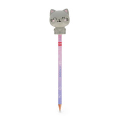 Legami - Sıkılabilen Kedi Desenli Kurşun Kalem "Merak Et" - Sıkılır
