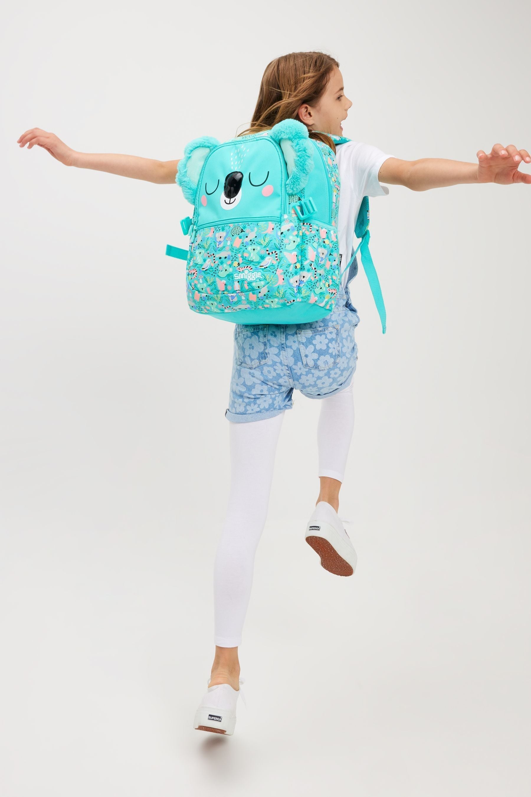 Smiggle - Hi There Klasik Okul Sırt Çantası-Dinossi
