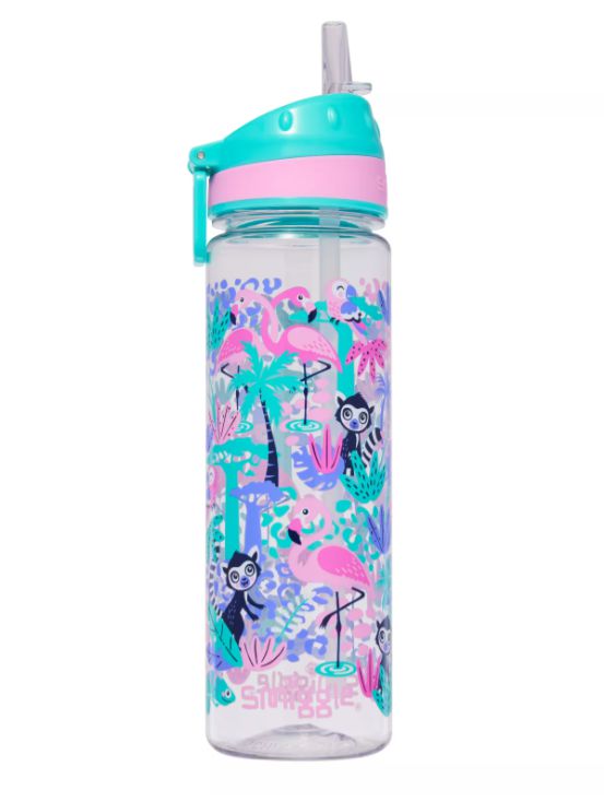 Smiggle - Wild Side 650ML Pipetli BPA'sız Suluk-Dinossi