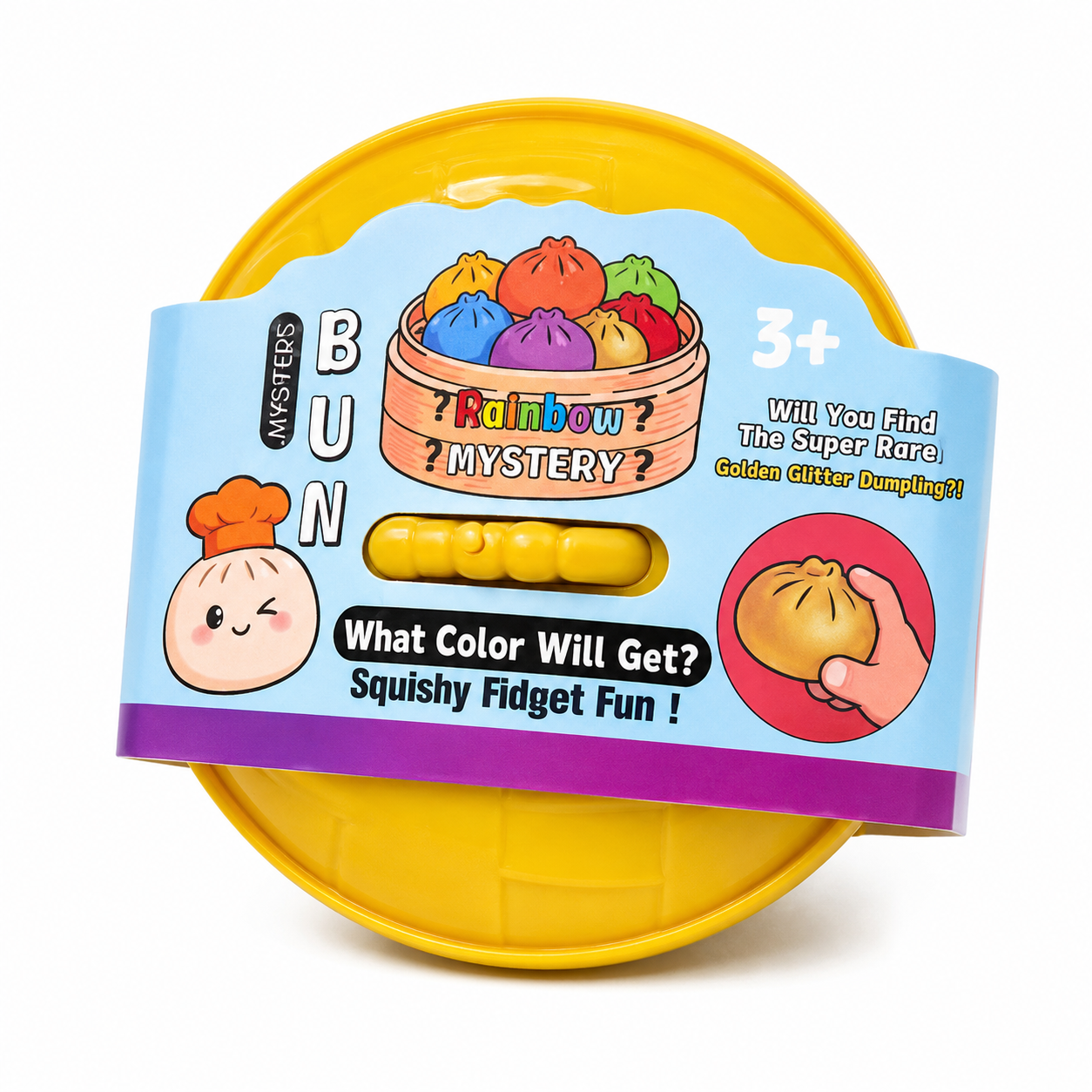 Squishy Buns - Simli Çin Mantısı Squishy Süpriz Oyuncak