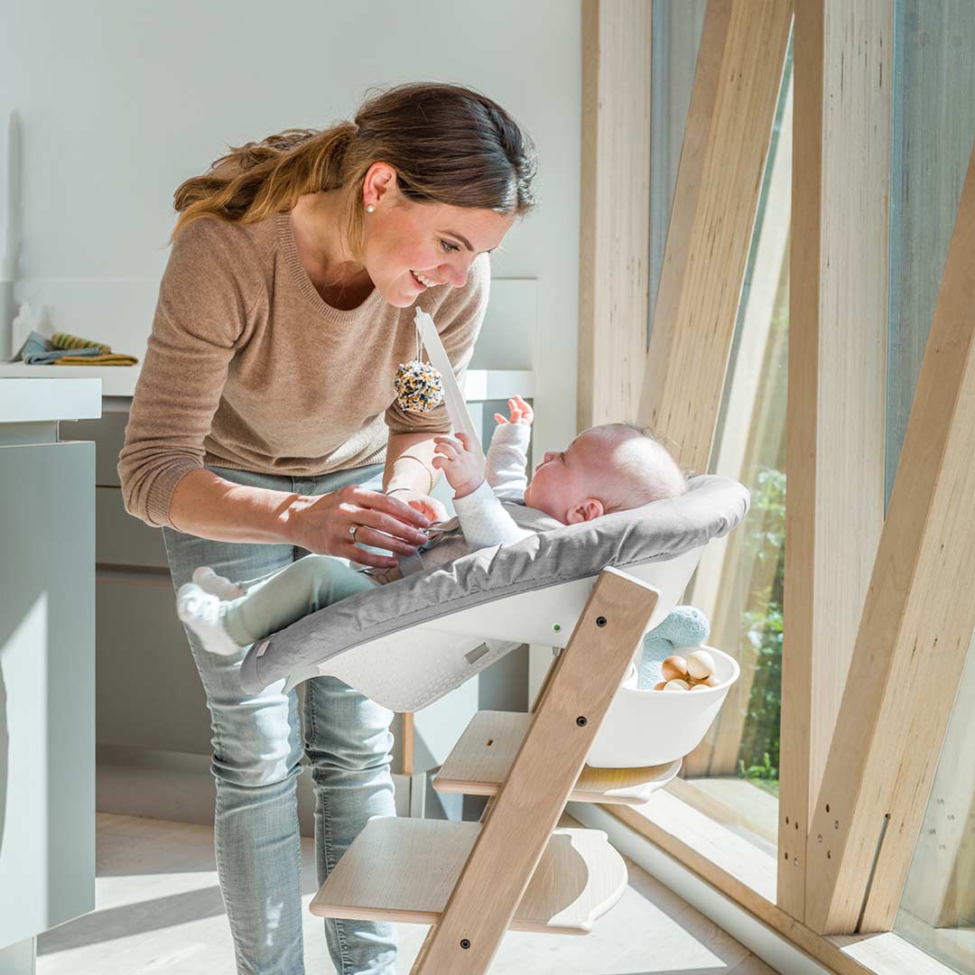 Stokke Tripp Trapp Newborn Set - Grey-Highchair Accessories- | Natural Baby Shower