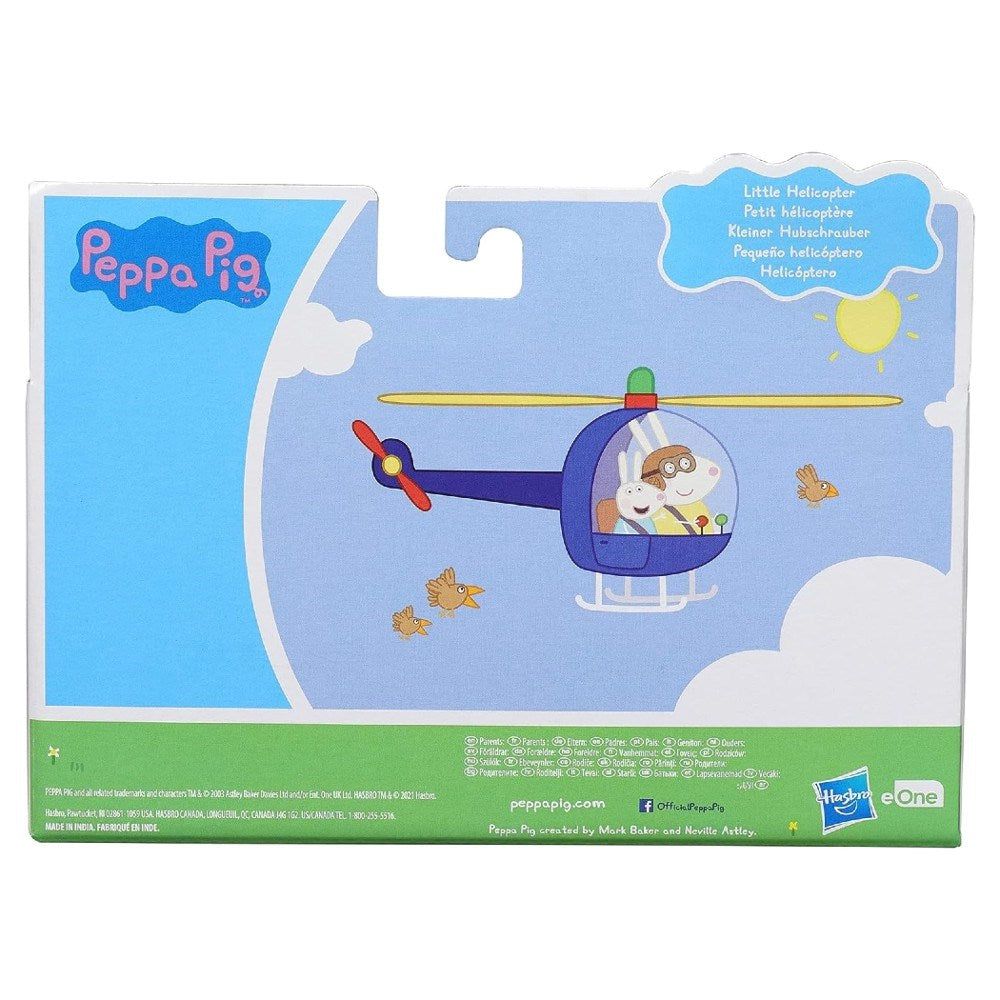 Peppa Pig - Tekli Figür ve Araç Minik Helikopter Oyuncak Seti-Dinossi