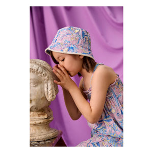 Louise Misha - Flowery Organik Pamuk Marcelinette Straplez Elbise | Mor