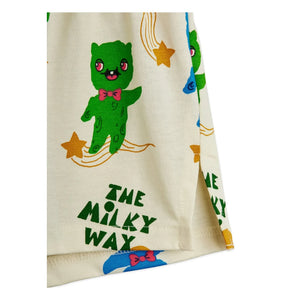 Mini Rodini - Aliens Organic Cotton Shorts | Ecru