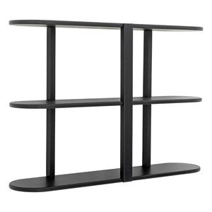 Bloomingville - Vicente raf L80 cm | Siyah