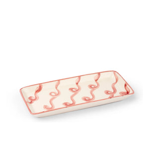 Denise - Olaf Rectangular Serving Plate | Pink