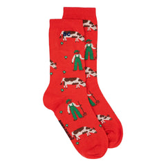 Bobo Choses - Organic Cotton Farm Over Socks | Red
