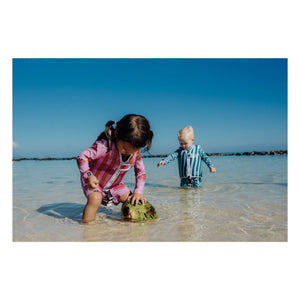 Beach & Bandits - Aloha gestreifte Schwimmweste Recycelte Fasern | Pink