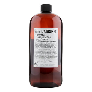 L:A BRUKET - 069 Yeniden Doldurma El ve Vücut Sabunu Limon Otu 1000 ml