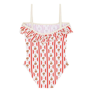 birinit - Valonga Baby Badehose Blumen | Rot