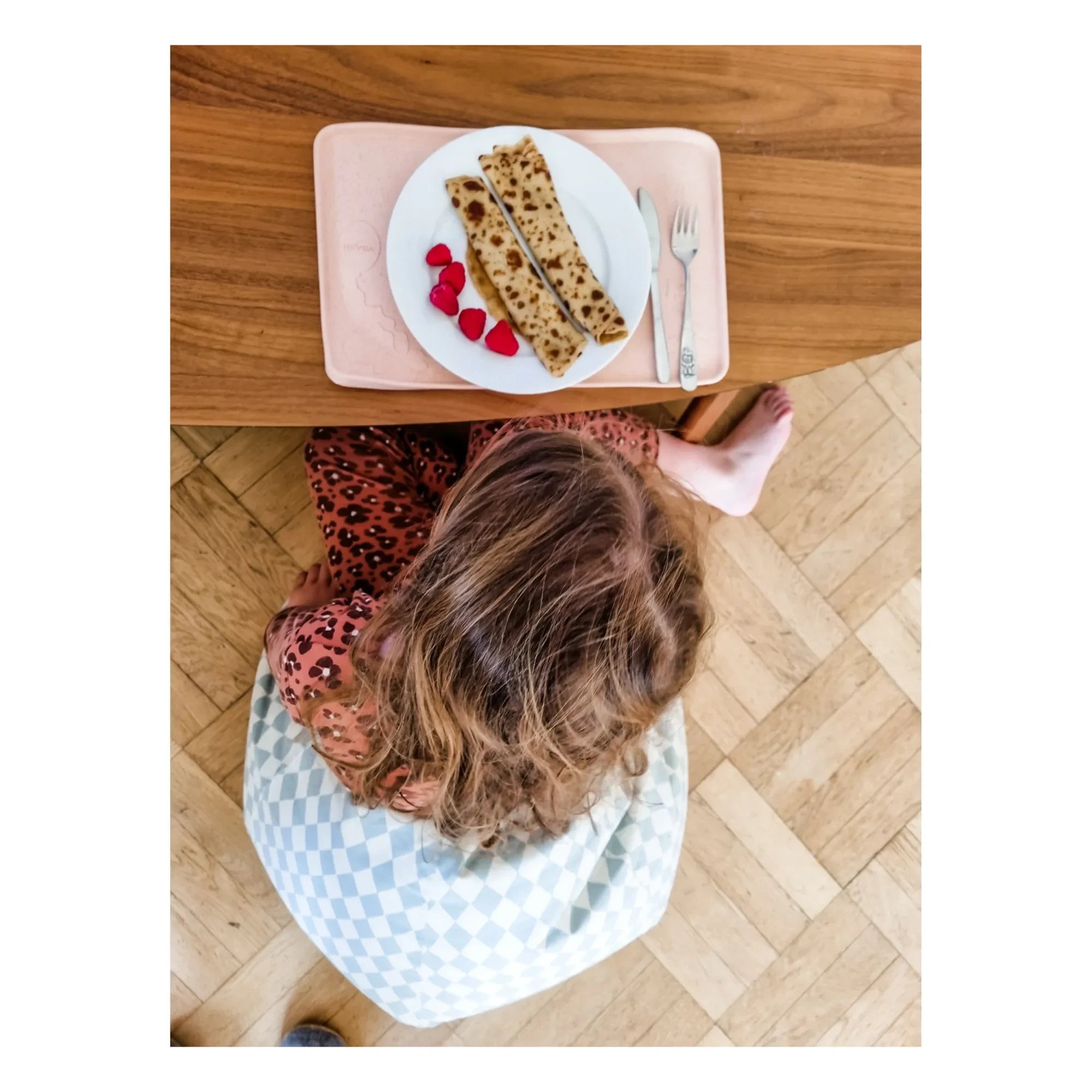 Hevea - Naturgummi Tischset | Pfirsich