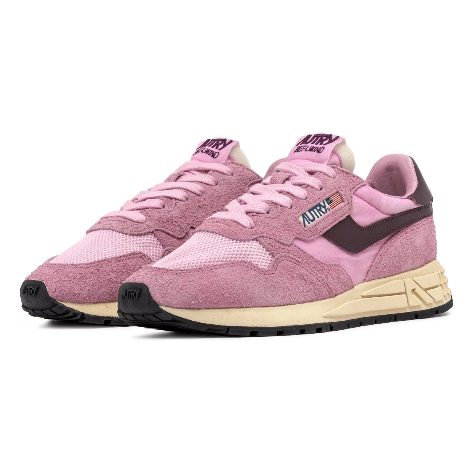 Autry - Reelwind Low Suede Sneakers | Pink
