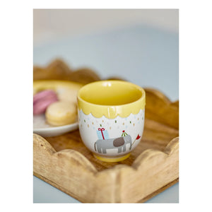 Bloomingville Mini - Celebrate Trinkglas | Gelb