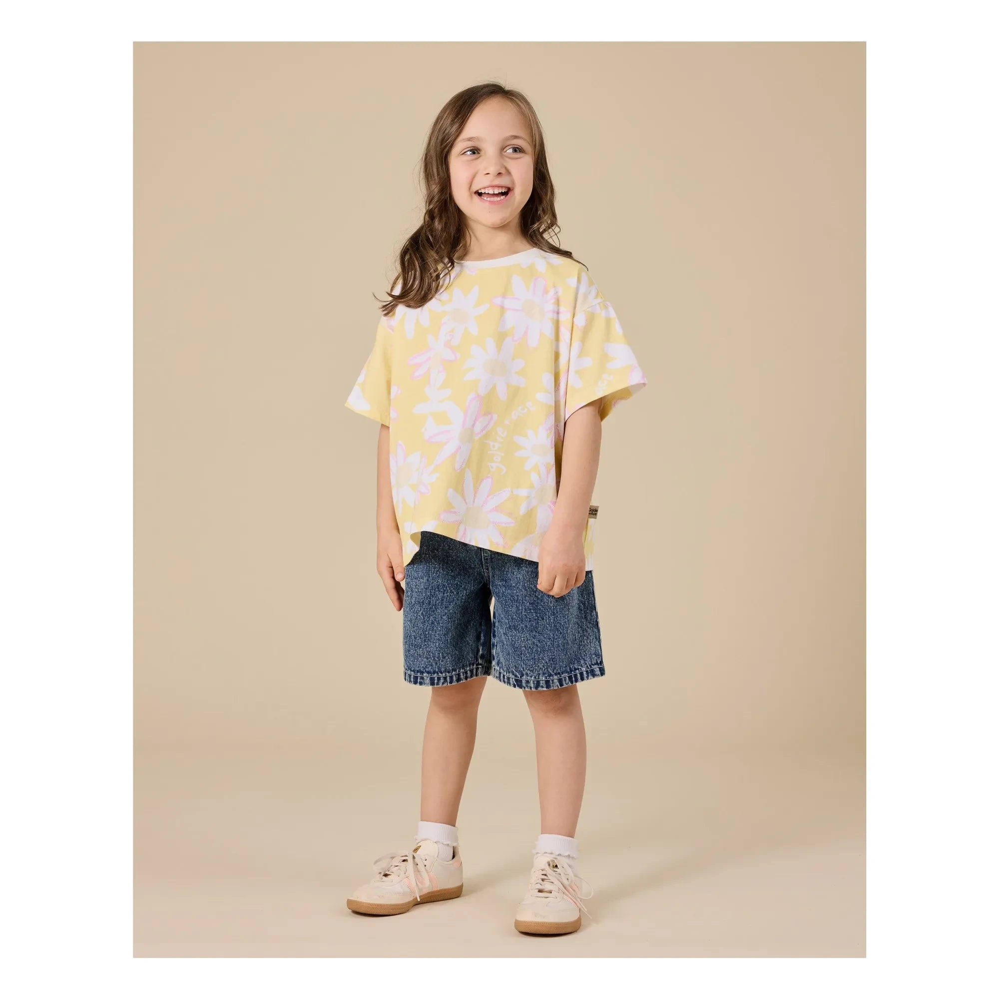 Goldie + Ace - Blue Denim Bermuda