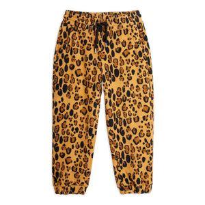 Mini Rodini - Geri Dönüştürülmüş Polyester Leopar Desenli Jogger | Bej