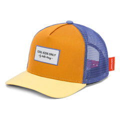 Hello Hossy - Trucker Mini Organik Pamuk Kavisli Vizörlü Şapka | Camel