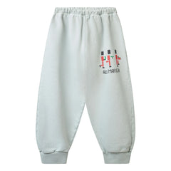 Wynken - La Marcia Organic Cotton Jogger | Gray Melange