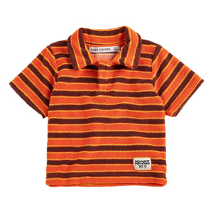 Bobo Choses - Gestreiftes Baby-Polo | Orange