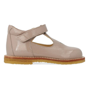 Angulus - Klassische Baby-Schuhe mit Herzmotiv | Hellrosa
