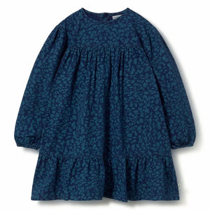 Cozmo - London Leopar Denim Elbise | Mavi