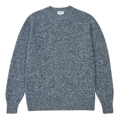Hartford - Shetland sweatshirt | İndigo mavi