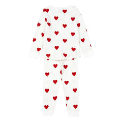 Petit Bateau - Mison Organik Pamuklu Pijama | Beyaz