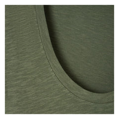 American Vintage - Jacksonville U-Neck T-Shirt | Khaki